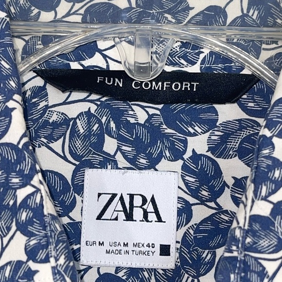 Zara men’s long sleeve button down shirt. Size medium GUC - Picture 8 of 12